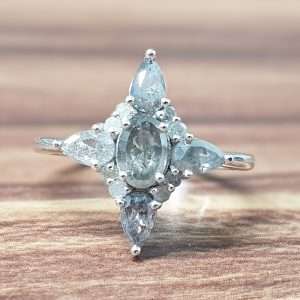 טבעת יהלומים עתיקה