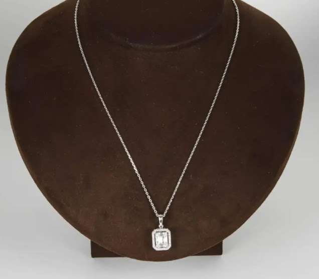 תליון יהלום רדיאן HALO – תמונה 3