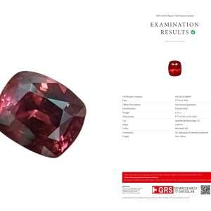 רובי טבעית 4 קראט GRS