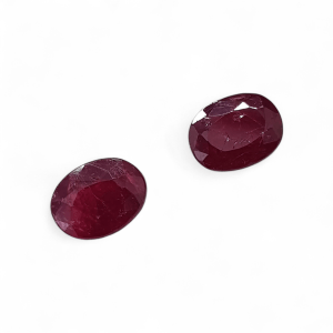 זוג רובי טבעי 4 קראט